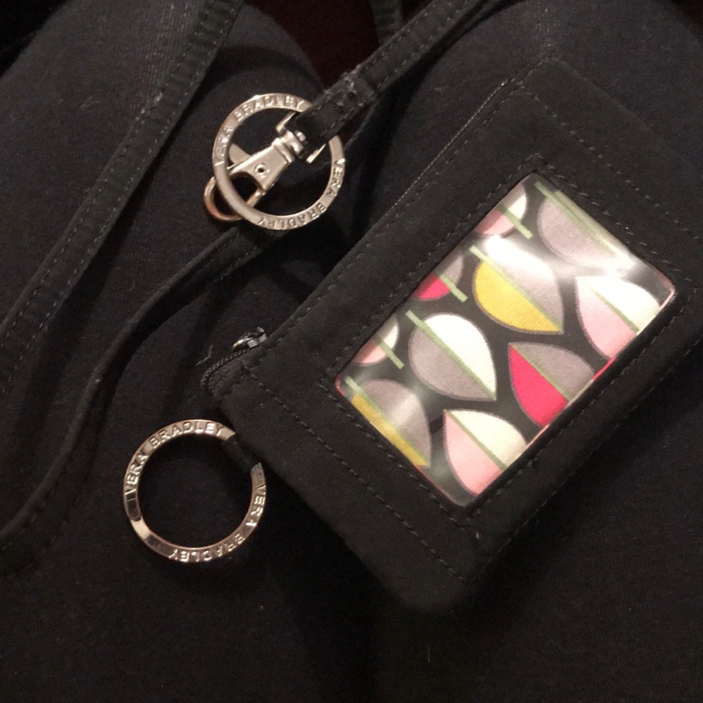 Vera Bradley Cardholder and Lanyard